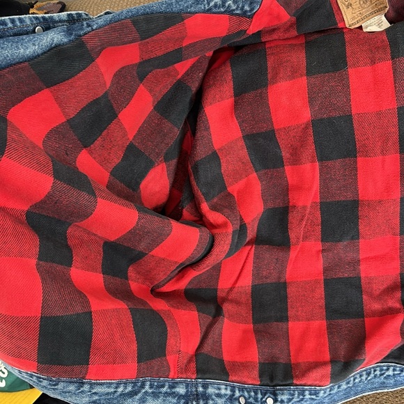 Men’s XL vintage Gap Denim lined jacket.  Super cool piece! Probably early 90s. - Picture 3 of 3